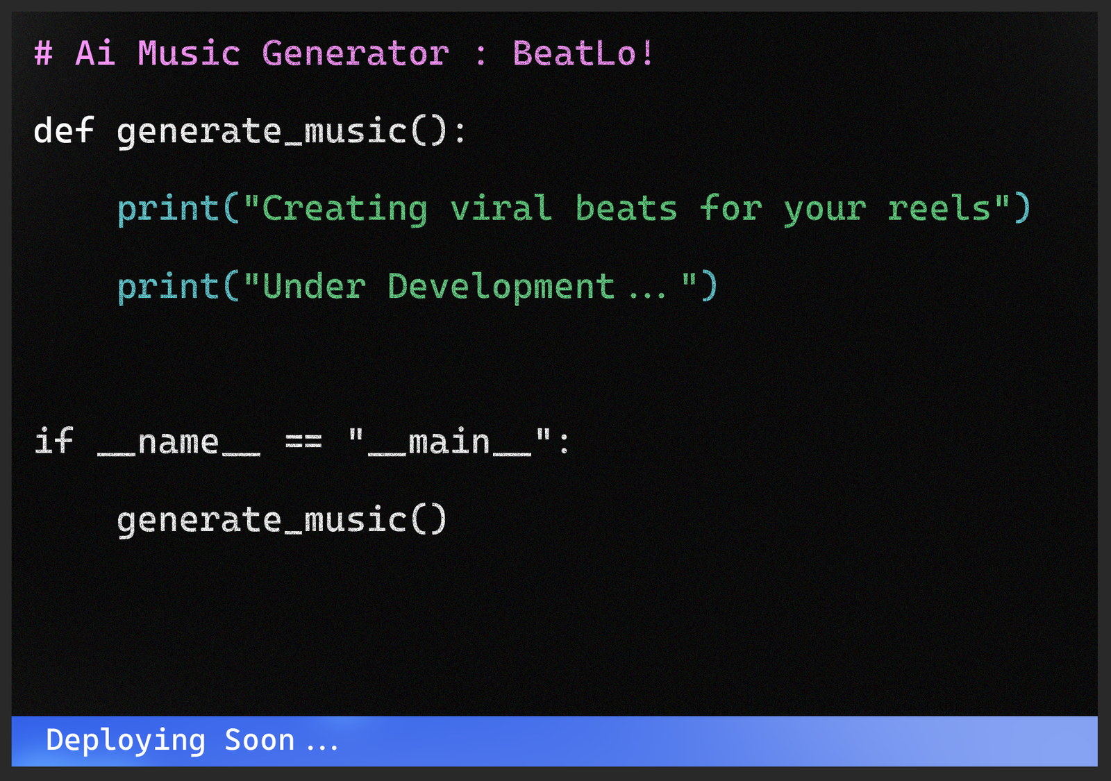 BeatLo By CodeYatri